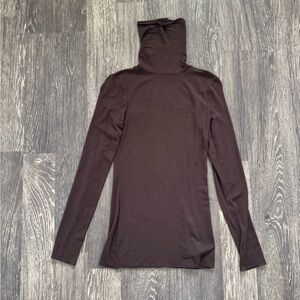 Intimissimi brown semi sheer turtleneck